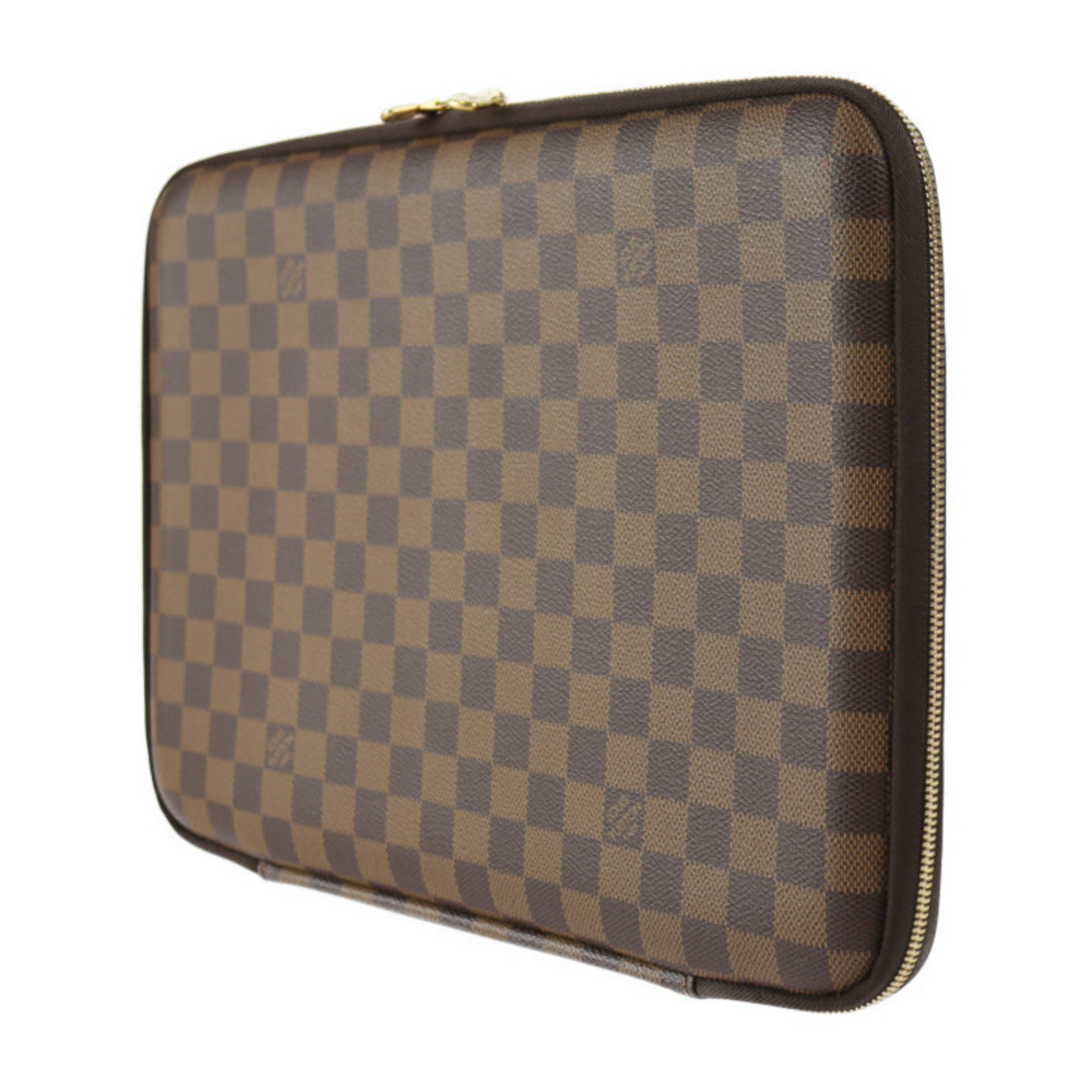 Louis Vuitton Sleeve Computer Ebene Bag Brown